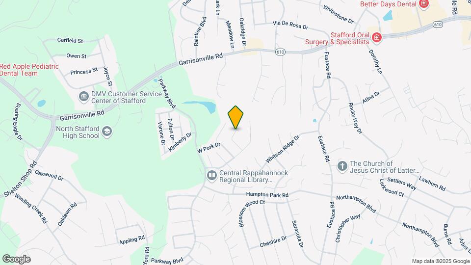 206 Park Brook Ct Map and Location Details