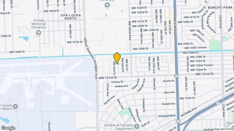 15230 NW 33rd Ave Map and Location Details