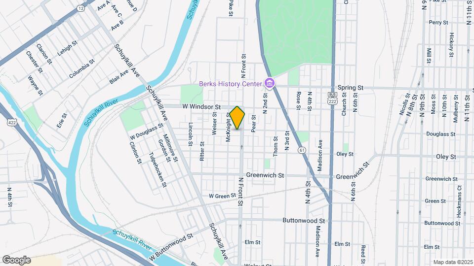 110 W Douglass St Map and Location Details