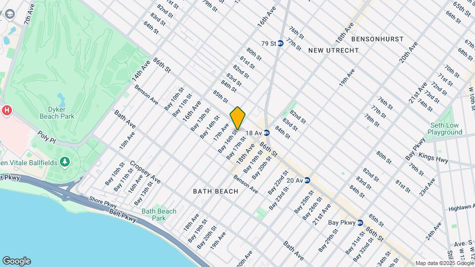 8623 Bay 16th St Map and Location Details