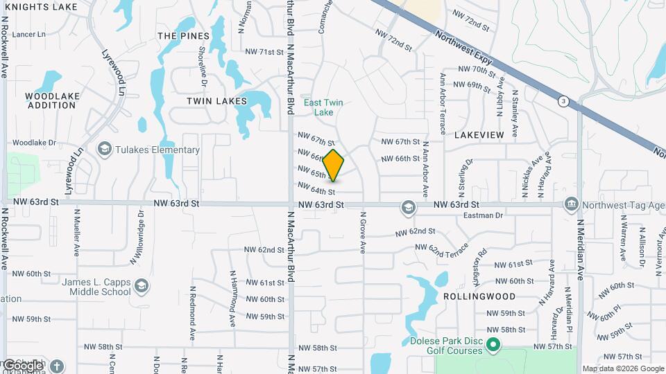 5709 NW 64th St Map and Location Details