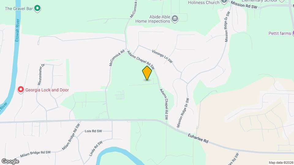 114 Chapel Meadow Ln SW Map and Location Details