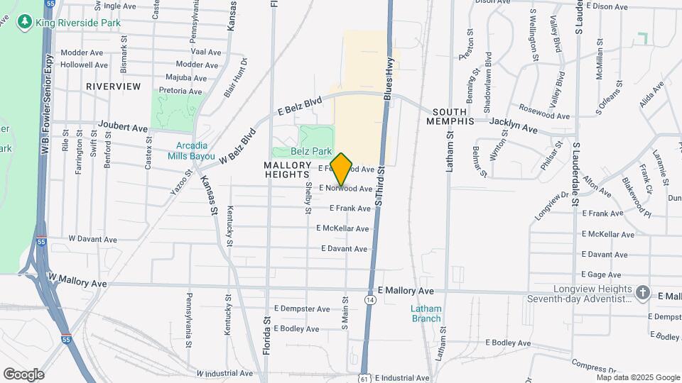 131 E Norwood Ave Map and Location Details