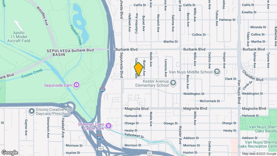 5400 Columbus Ave Map and Location Details