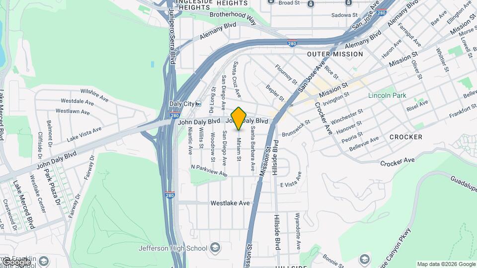 38 Miriam St, Unit A Map and Location Details