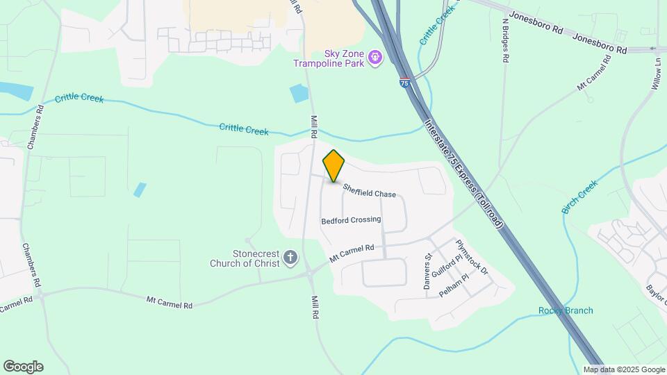 299 Sheffield Chase Map and Location Details