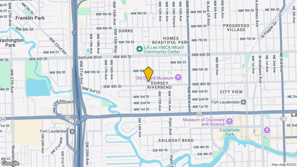 408 NW 14th Ave Map and Location Details