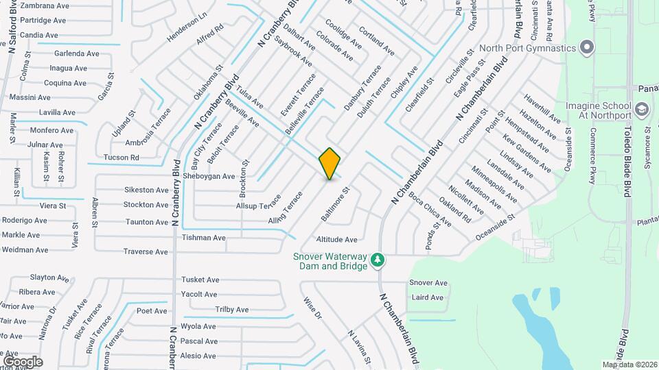 2929 Alhaven Terrace Map and Location Details