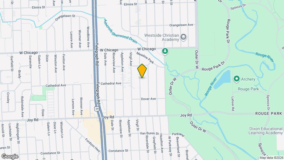 9118 Riverdale Ave Map and Location Details