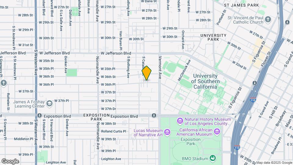 1159 W 36th Pl Map and Location Details