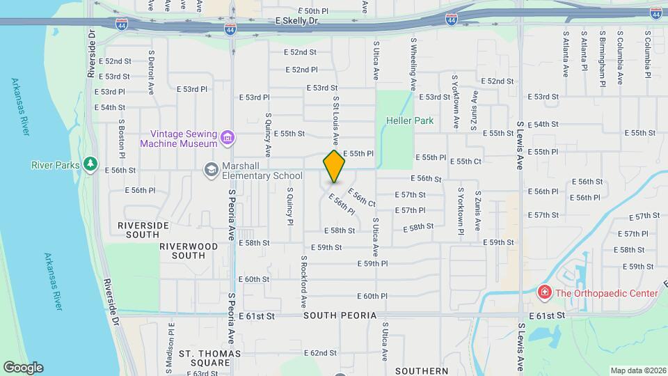 5623 S St Louis Ave Map and Location Details