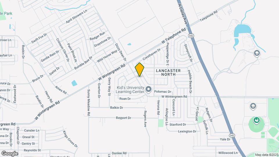 837 W Wintergreen Rd Map and Location Details