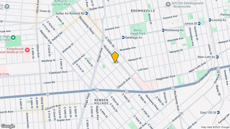 403 E 96th St Mapa y Detalles de la Ubicación