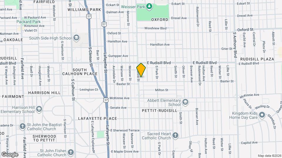 4029 S Hanna St Map and Location Details
