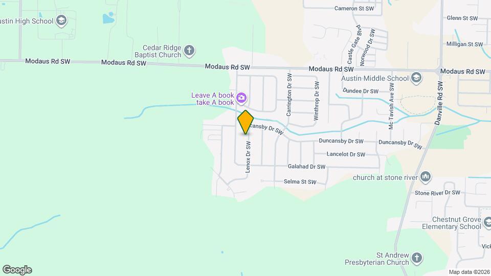 2909 Lenox Dr SW Map and Location Details