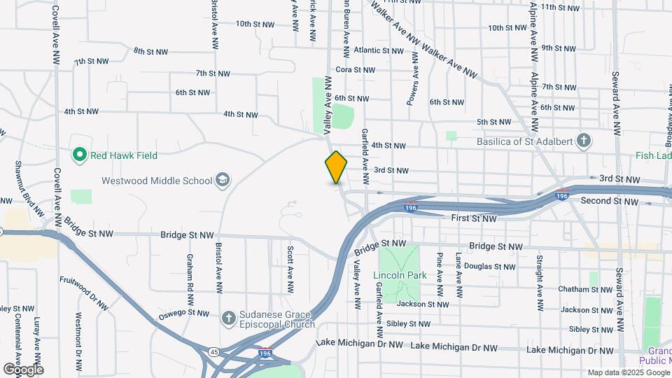 547 Valley Ave NW Map and Location Details