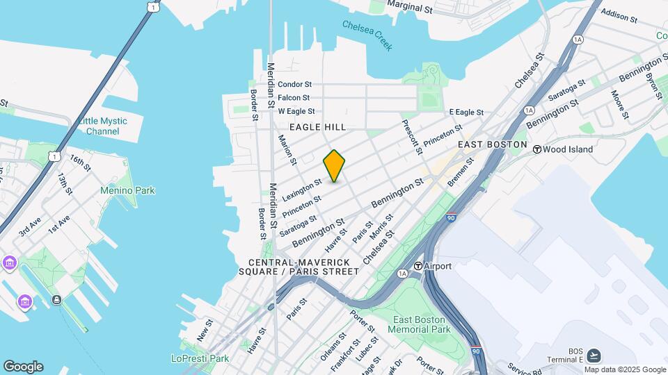116 Princeton St, Unit 116 Princeton St Unit 1 Map and Location Details