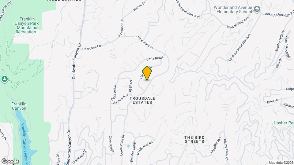 1725 Loma Vista Dr Map and Location Details