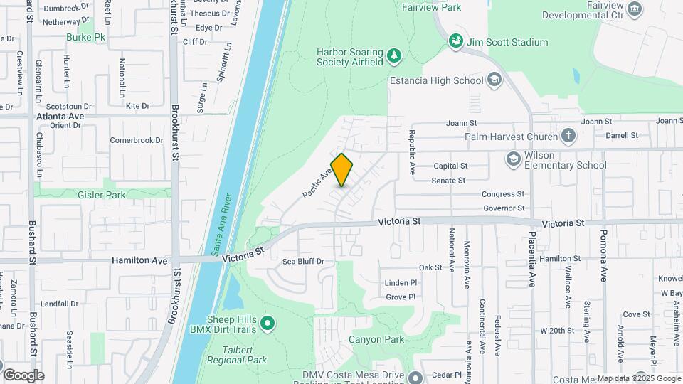 2195 Canyon Dr Map and Location Details