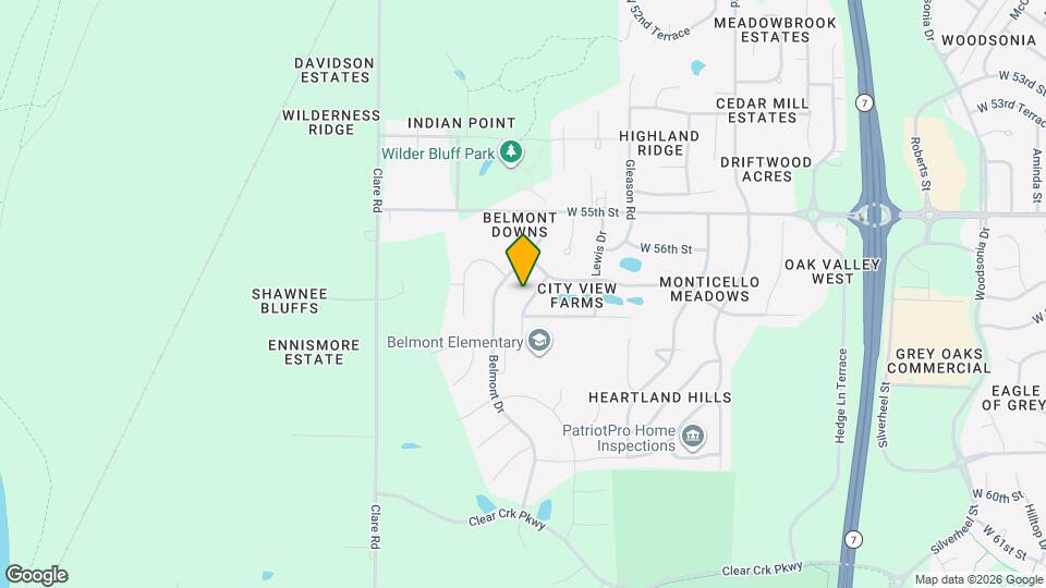 5732 McCormick Dr Map and Location Details