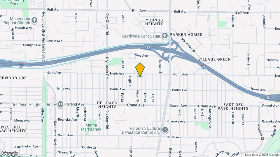 3932 Huron St Map and Location Details