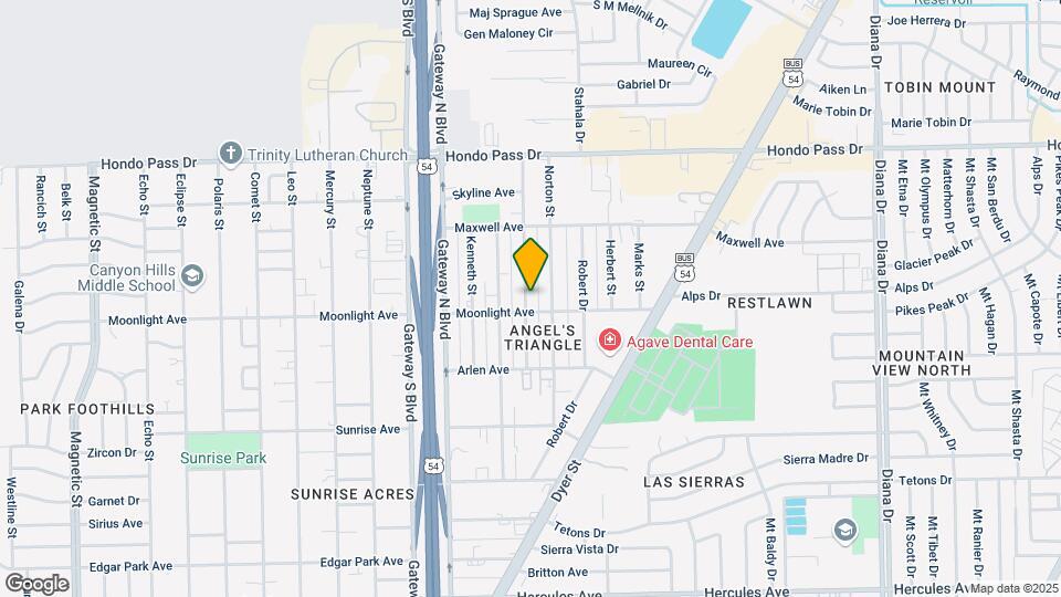 8908 Ankerson St Map and Location Details
