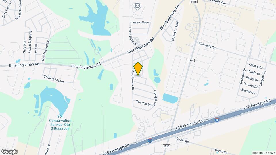 8422 Whitebrush Map and Location Details