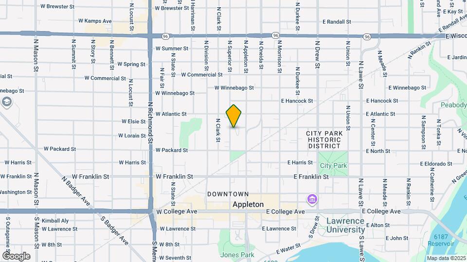 542 N Superior St Map and Location Details