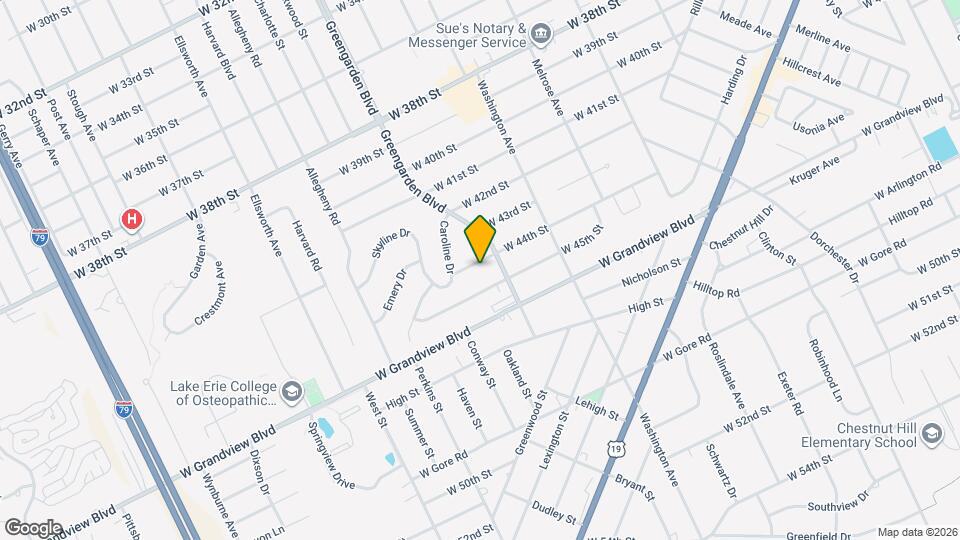 1615 W 44th St, Unit 1621 Map and Location Details