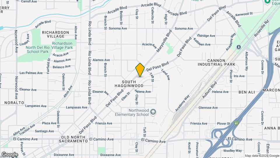 2848 Del Paso Blvd Map and Location Details