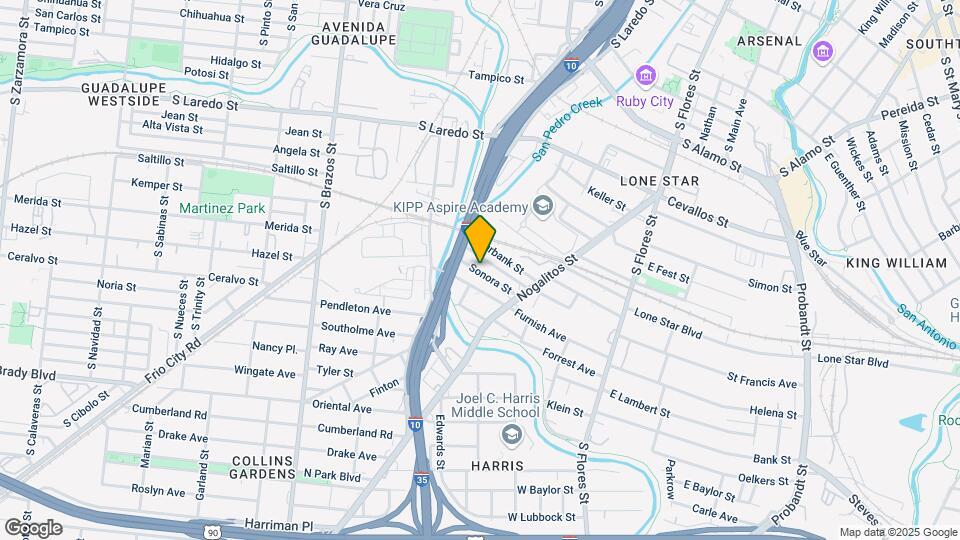 203 Sonora St Map and Location Details