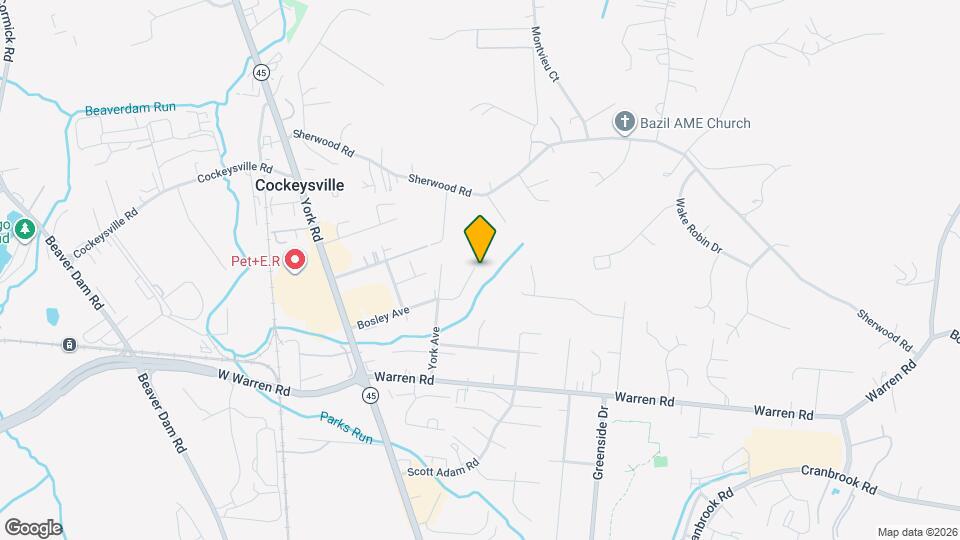 119 Bosley Ave Map and Location Details