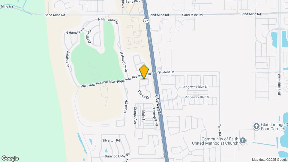 349 Oxford Dr Map and Location Details