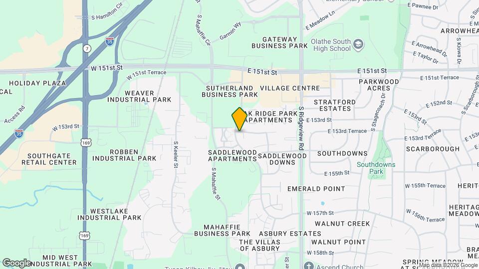 18775 W 153rd Terrace, Unit 10 Map and Location Details