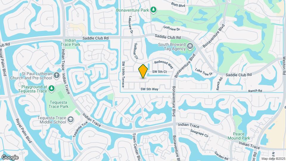 16867 Royal Poinciana Dr Map and Location Details