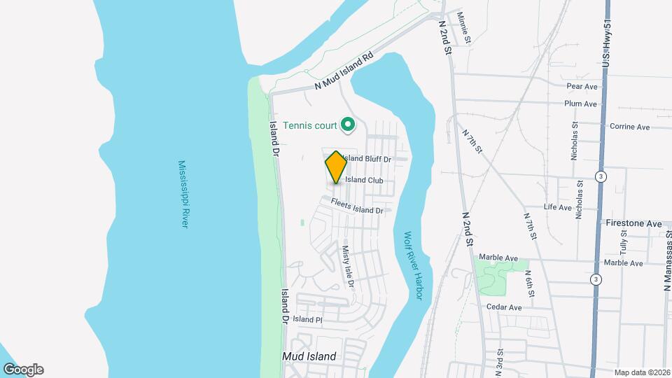 1324 Island Shore Dr Map and Location Details