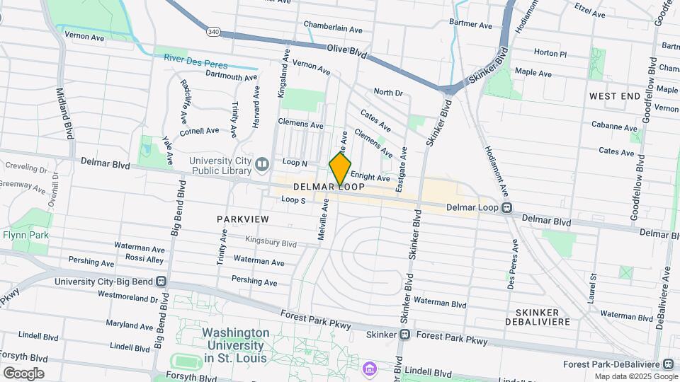 607 Westgate Ave, Unit C Map and Location Details