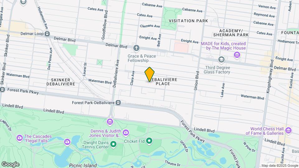 5561 Waterman Blvd Map and Location Details