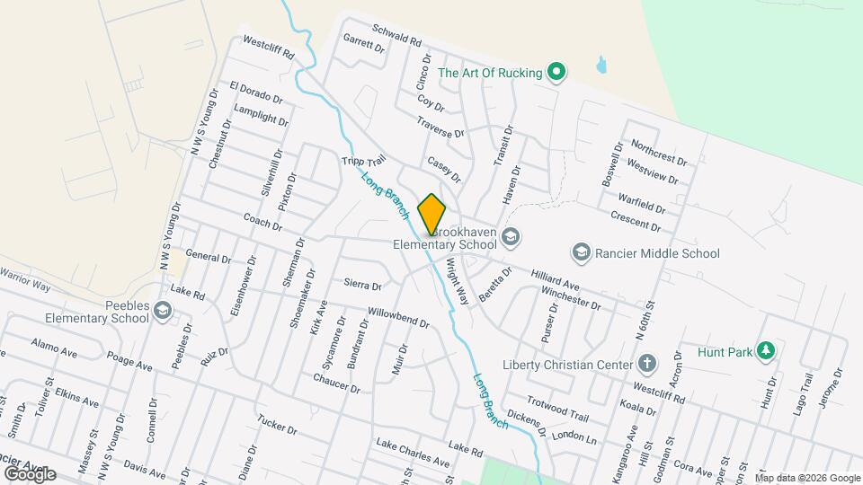 2620 Hidden Valley Dr Map and Location Details