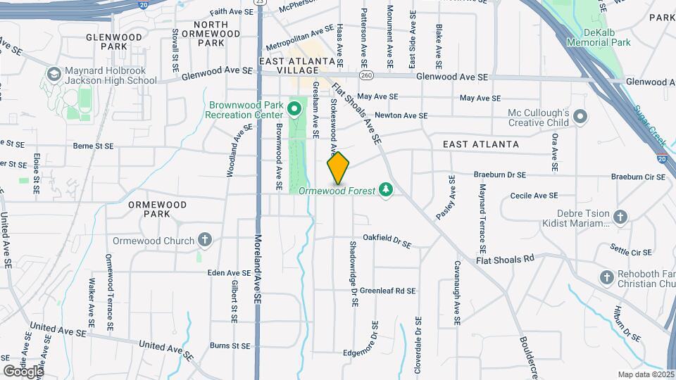 1318 Ormewood Ave SE Map and Location Details