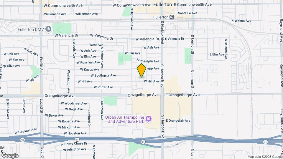 1018 S Tamarack Dr Mapa y Detalles de la Ubicación