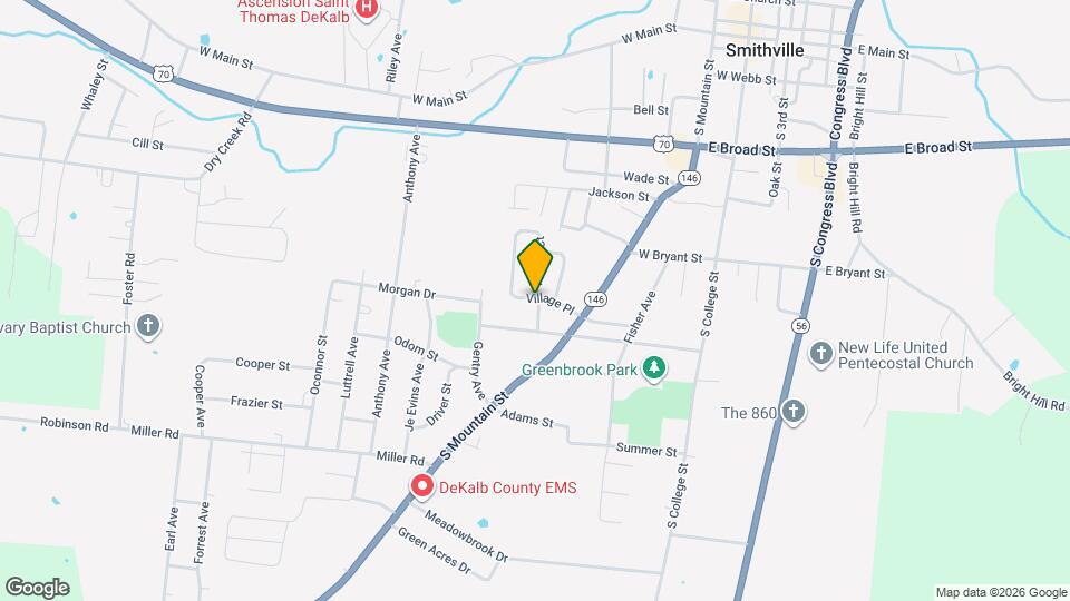 114 Village St Map and Location Details