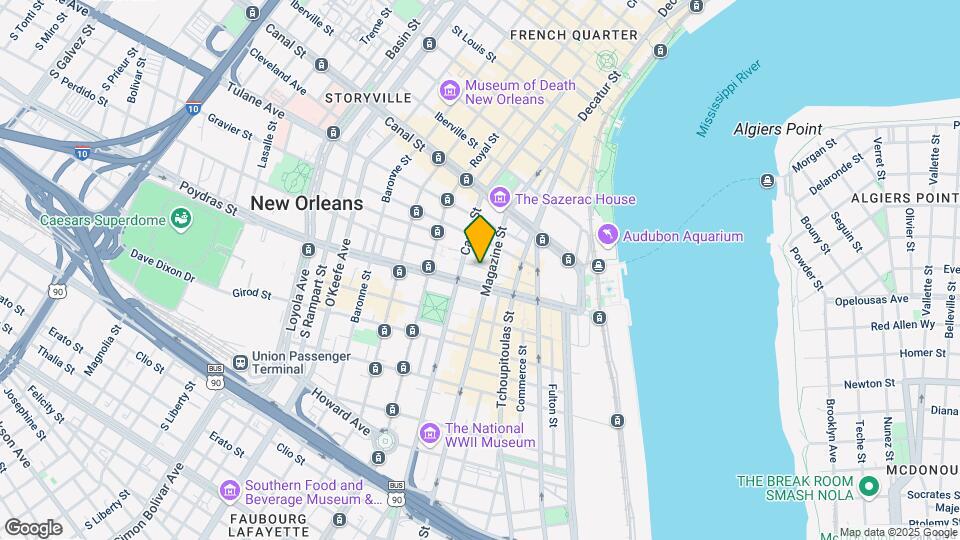 516 Natchez St Map and Location Details