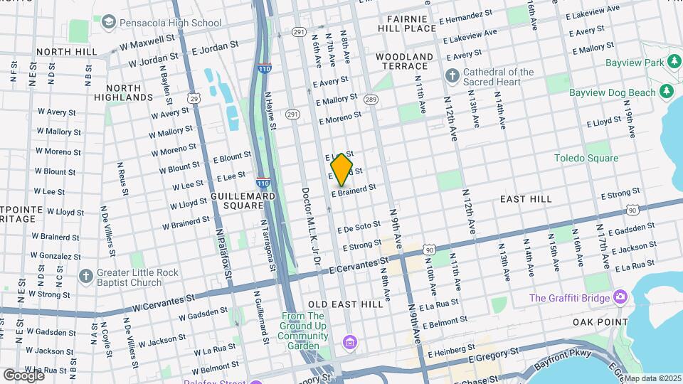 606 E Brainerd St Map and Location Details