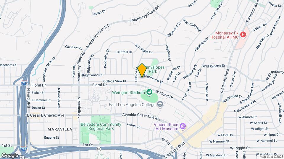 1701 College View Dr Map and Location Details