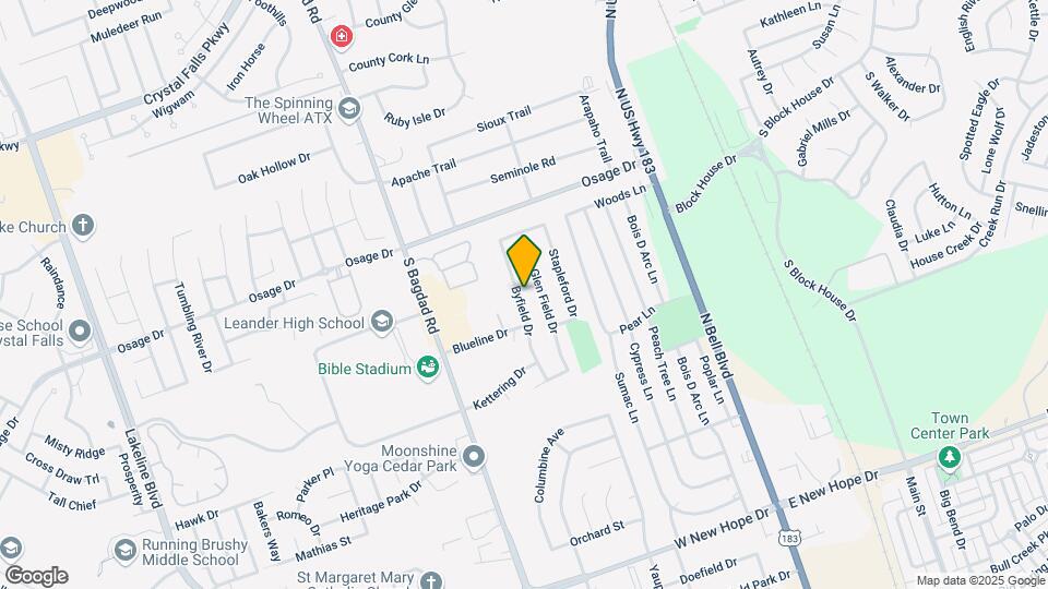 2514 Byfield Dr Map and Location Details