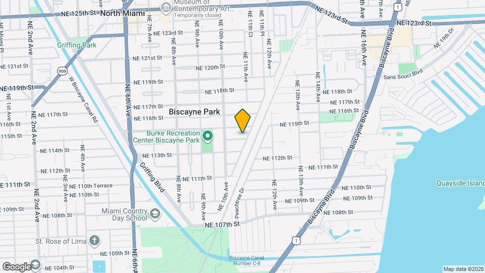 1043 NE 114th St Map and Location Details