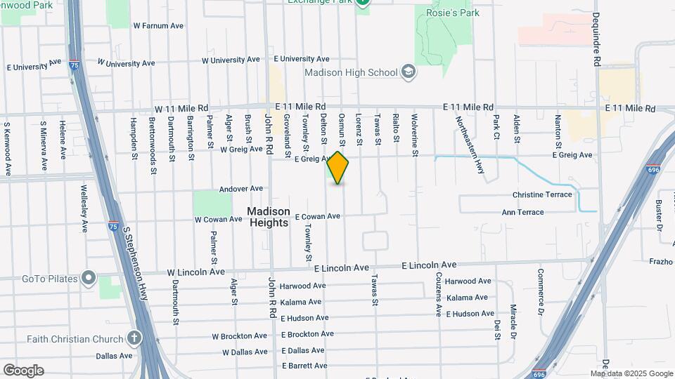 26381 Osmun St Map and Location Details