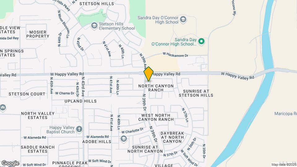 24816 North 39th Avenue Map and Location Details