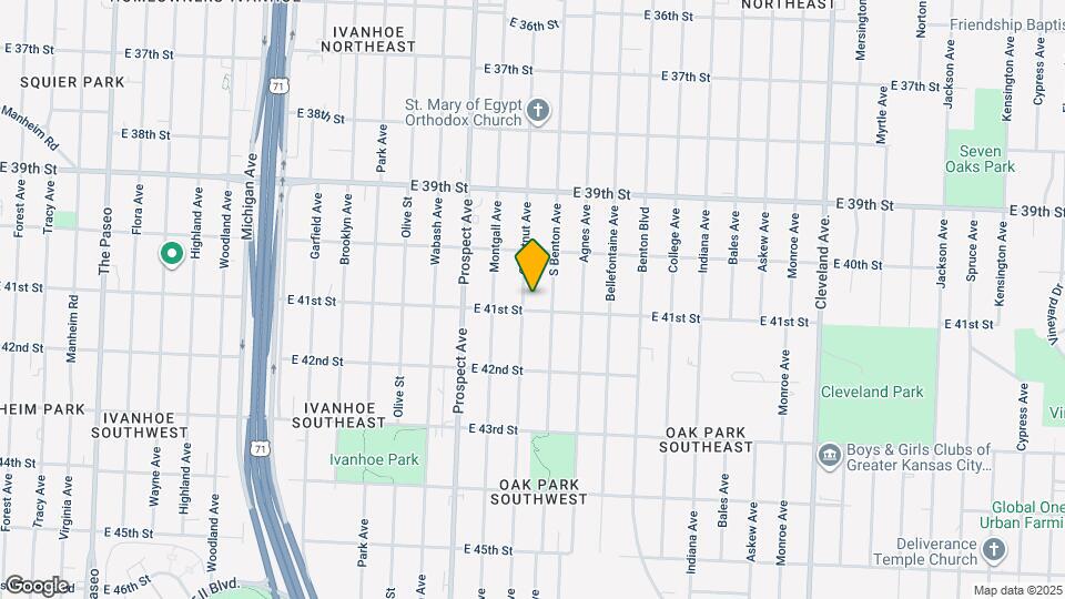 4027 Chestnut Ave Map and Location Details